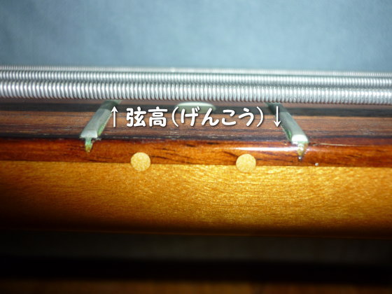 弦高(12フレット目)の画像